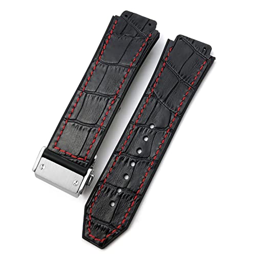 QSYJCCXD Für Watch-Gurt , Cowide Gummi-Uhrband 25-19mm Kalbslederarmbänder Sport Männer und Wom Watchbänder QSYJCCXD Für Watch-Gurt , Cowide Gummi-Uhrband 25-19mm Kalbslederarmbänder Sport Männer und Wom Watchbänder von QSYJCCXD