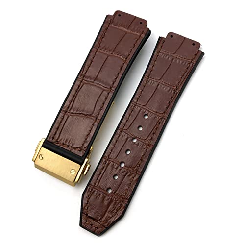 QSYJCCXD Für Watch-Gurt , Cowide Gummi-Uhrband 25-19mm Kalbslederarmbänder Sport Männer und Wom Watchbänder QSYJCCXD Für Watch-Gurt , Cowide Gummi-Uhrband 25-19mm Kalbslederarmbänder Sport Männer und Wom Watchbänder von QSYJCCXD