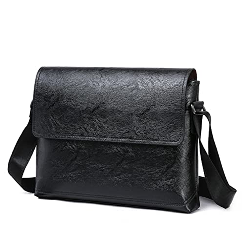 QSYJCCXD Großkapazität Leder Handtasche Notebook Tasche Geschäfts Reise Messenger Bag Crossbody Tasche von QSYJCCXD