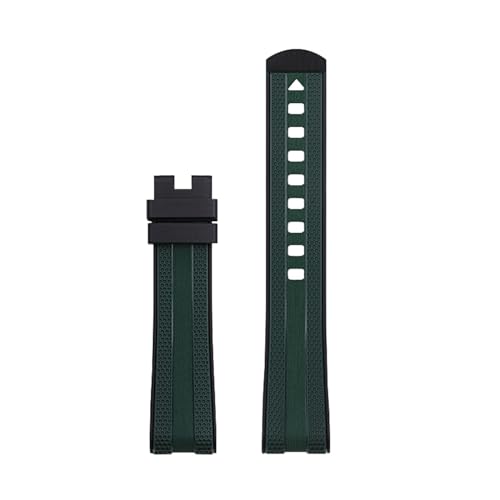 QSYJCCXD Gummi -Silikon -Uhr -Gurt für Omega Seamaster 300 AT150 Aqua Terra Ultra Light 8900 Stahlschnalle 20mm Uhrenbandarmbänder von QSYJCCXD