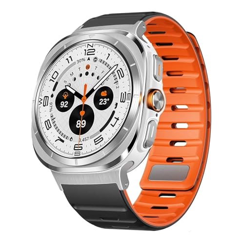 QSYJCCXD Magnetband für Galaxy Watch Ultra 47mm Männer weicher Silikongurt , für Galaxy Ultra 7 Ultra 47mm Sportarmband Correa Watchbänder QSYJCCXD Magnetband für Galaxy Watch Ultra 47mm Männer weicher Silikongurt , für Galaxy Ultra 7 Ultra 47mm Sportarmband Correa Watchbänder von QSYJCCXD