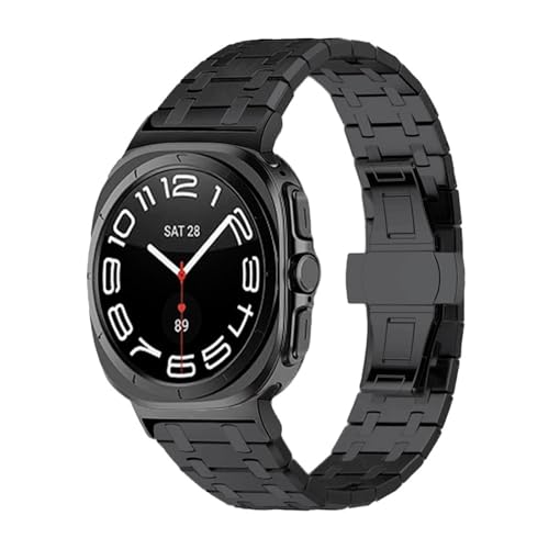 QSYJCCXD Man Business Armband für Galaxy Watch Ultra 47 -mm -Band Edelstahlgürtel für Galaxy Watch 7 Ultra 47mm Gurt Correa Watchbänder QSYJCCXD Man Business Armband für Galaxy Watch Ultra 47 -mm -Band Edelstahlgürtel für Galaxy Watch 7 Ultra 47mm Gurt Correa Watchbänder von QSYJCCXD