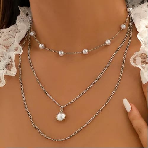 QSYJCCXD Mehrschichtiger Butterfly Heart Star Chain Anhänger Halskette Halskette Frauen Frauen Schmuck 19-3 Schicht Silber-Tag QSYJCCXD Mehrschichtiger Butterfly Heart Star Chain Anhänger Halskette Halskette Frauen Frauen Schmuck 19-3 Schicht Silber-Tag von QSYJCCXD