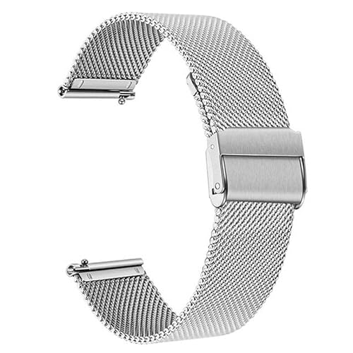 QSYJCCXD Milanes Edelstahl -Uhrband für Vivomove HR/3/3S/Vivoactive 4/4S/3/Venu/Luxe/Style Schnellveröffentlichungswächter -Bandband von QSYJCCXD