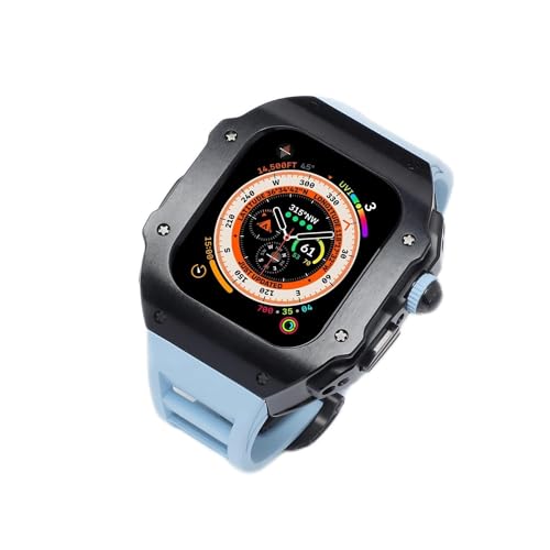 QSYJCCXD Mod Kit Titanium Metal Hülle Fluor Gummiband , für Ultra 8 49mm Sport Fluorebber GurtGelzel QSYJCCXD Mod Kit Titanium Metal Hülle Fluor Gummiband , für Ultra 8 49mm Sport Fluorebber GurtGelzel von QSYJCCXD
