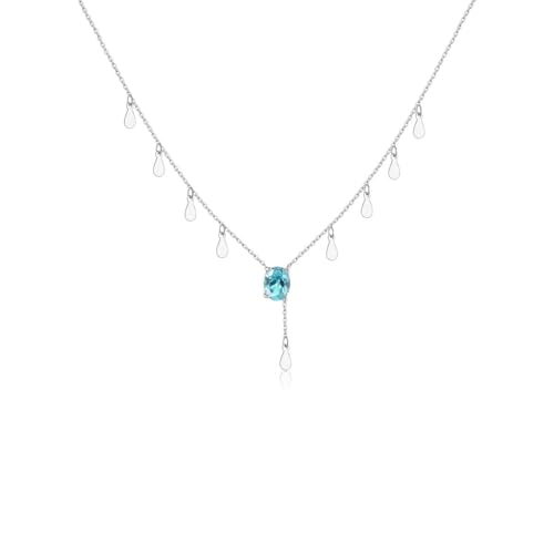 QSYJCCXD NEU 2025 Frauen 925 Sterling Silber Blue Zirkon Langkette Einstellbare Halskette Feine Luxus -Halshökchen -Schmucktätigkeit Modetrendy Accessoires kreatives Geschenk QSYJCCXD NEU 2025 Frauen 925 Sterling Silber Blue Zirkon Langkette Einstellbare Halskette Feine Luxus -Halshökchen -Schmucktätigkeit Modetrendy Accessoires kreatives Geschenk von QSYJCCXD