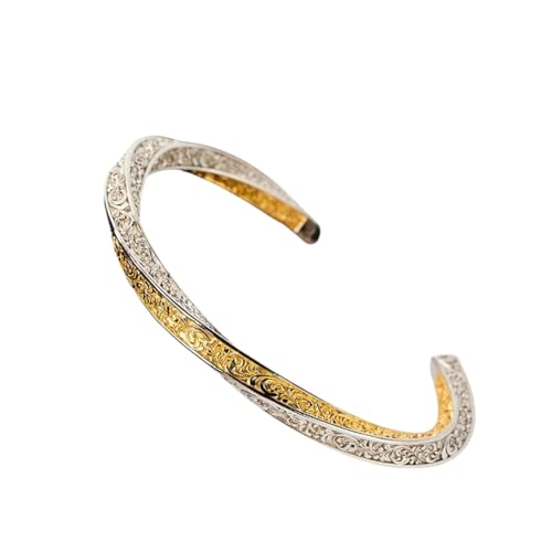 QSYJCCXD Neu 2025 Unisex 925 Sterling Silber Armband Armband Golden Blume Vintage Stapelbar für Frau ihr Schmuck Geschenk mit Ihnen Accessoires Trendy Kreativ für Frauen und Männer QSYJCCXD Neu 2025 Unisex 925 Sterling Silber Armband Armband Golden Blume Vintage Stapelbar für Frau ihr Schmuck Geschenk mit Ihnen Accessoires Trendy Kreativ für Frauen und Männer von QSYJCCXD
