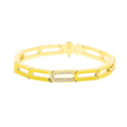QSYJCCXD Neu 2026 Goldfarben Neon Emaille CZ Buntes Open Link -Kettenarmband 17cm 19cm Mode Geometrische Frauen Schmuck Mode Accessoires kreatives Geschenk QSYJCCXD Neu 2026 Goldfarben Neon Emaille CZ Buntes Open Link -Kettenarmband 17cm 19cm Mode Geometrische Frauen Schmuck Mode Accessoires kreatives Geschenk von QSYJCCXD