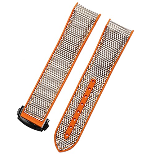 QSYJCCXD Nylon Gummi -Uhrband für Omega -Männer Einbindungsstock -Gurt -Uhr -Accessorie Silikon -Uhr -Armband Kette von QSYJCCXD