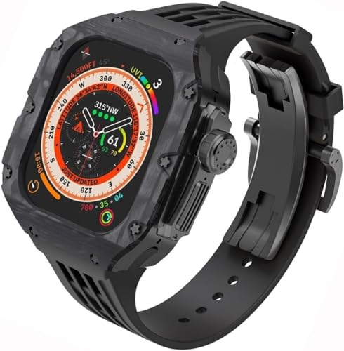 QSYJCCXD Premium Carbon Faser Watch Case Gummiband QSYJCCXD Premium Carbon Faser Watch Case Gummiband von QSYJCCXD