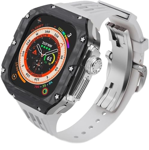 QSYJCCXD Premium Carbon Faser Watch Case Gummiband QSYJCCXD Premium Carbon Faser Watch Case Gummiband von QSYJCCXD