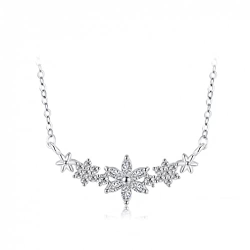 QSYJCCXD Schillernd klare mit Gänseblümchenblumenanhänger Halskette für Frauen Link -Kette Hochzeit Engagement Schmuck QSYJCCXD Schillernd klare mit Gänseblümchenblumenanhänger Halskette für Frauen Link -Kette Hochzeit Engagement Schmuck von QSYJCCXD