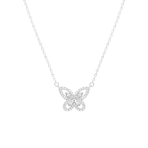 QSYJCCXD Schmetterlingsform Labor Labor Diamant Anhänger Party Hochzeitsanhänger Ketten Halskette für Frauen Braut Fine Schmuck QSYJCCXD Schmetterlingsform Labor Labor Diamant Anhänger Party Hochzeitsanhänger Ketten Halskette für Frauen Braut Fine Schmuck von QSYJCCXD