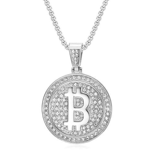QSYJCCXD Schmuck Titanium Stahllegierung Strassrund B Brief Anhänger Halskette Herren- und Frauen Halskette QSYJCCXD Schmuck Titanium Stahllegierung Strassrund B Brief Anhänger Halskette Herren- und Frauen Halskette von QSYJCCXD