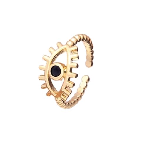 QSYJCCXD Silberringe Mode offene Ringe für Frauen verstellbare Ringparty Schmuck Silberringe für Frauen (Hauptsteinfarbe: Hellblau) von QSYJCCXD