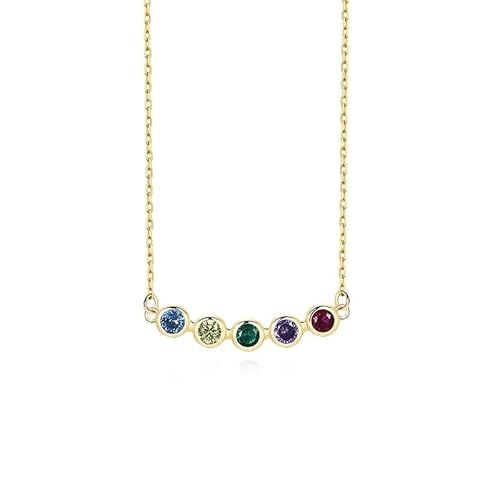 QSYJCCXD Stapelte runde schillernde Zirkone Anhängerkette für Frauen Schmuck QSYJCCXD Stapelte runde schillernde Zirkone Anhängerkette für Frauen Schmuck von QSYJCCXD