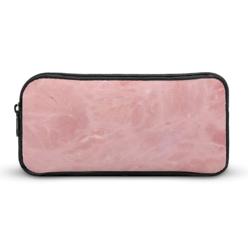 QTAVETEND Close Up on Pork Ham Texture Federmäppchen, Federmäppchen, Kosmetiktasche, großes Fassungsvermögen, Mehrzweck-Aufbewahrungstasche, Bleistifttasche, 1 Fach, Stil:, 22*12*5cm, von QTAVETEND