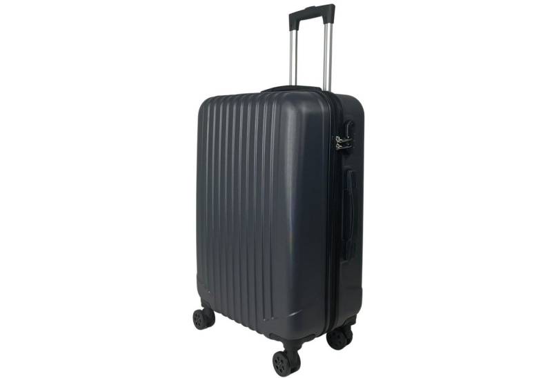 QTC Hartschalen-Trolley Reisekoffer aus hochwertigen und leichtem ABS Material 4 Rollen, Teleskopgriff Handgepäck 100% ABS Tasche Koffer QTC Hartschalen-Trolley Reisekoffer aus hochwertigen und leichtem ABS Material 4 Rollen, Teleskopgriff Handgepäck 100% ABS Tasche Koffer von QTC