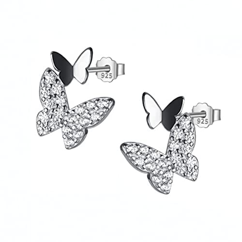 Insekten Schmetterling Stollen Ohrring für Frauen Geburtstagstochter Fein Schmuck von QTYQWC