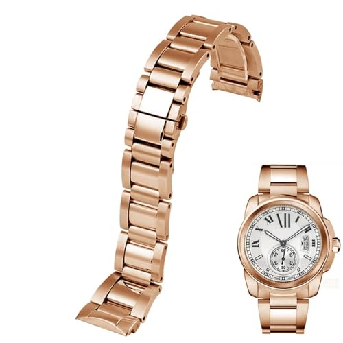 QTYQWC 23mm Metal Watch Armbänder Männer Edelstahl Watchbänder Mode Frauen Uhrengurtband für Fit Accessoires QTYQWC 23mm Metal Watch Armbänder Männer Edelstahl Watchbänder Mode Frauen Uhrengurtband für Fit Accessoires von QTYQWC