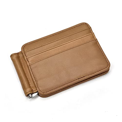 QTYQWC Business Leder Geldbörse Portemonnaie Dollar Bargeld Karte Herren Clip Geldbörse Bifold Short (B QTYQWC Business Leder Geldbörse Portemonnaie Dollar Bargeld Karte Herren Clip Geldbörse Bifold Short (B von QTYQWC