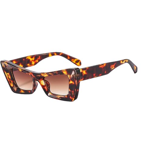QTYQWC Damen-Sonnenbrille, modisch, Persönlichkeit, Retro, Handwerk, Farbe, großer Rahmen, UV400, leopard, Einheitsgröße QTYQWC Damen-Sonnenbrille, modisch, Persönlichkeit, Retro, Handwerk, Farbe, großer Rahmen, UV400, leopard, Einheitsgröße von QTYQWC