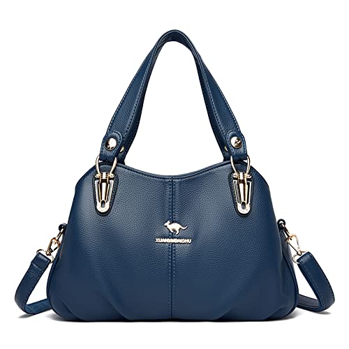 QTYQWC Ladies Pu Leder Weicher Schulter -Designer Messenger Bag Elegante Mädchen Handtasche große Kapazität Frauenbeutel von QTYQWC