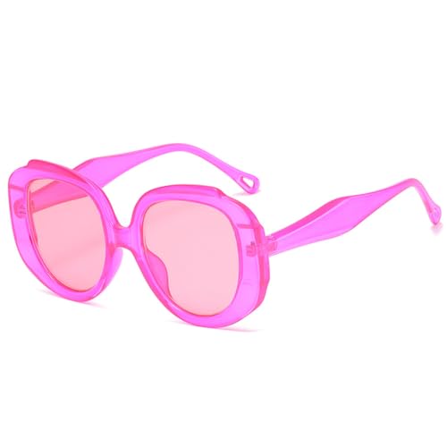QTYQWC Ovale Sonnenbrille für Damen, Übergröße, Bonbonfarben, modischer Farbverlauf, UV400, Brillenrahmen, Damen-Farbtöne, rose, Einheitsgröße QTYQWC Ovale Sonnenbrille für Damen, Übergröße, Bonbonfarben, modischer Farbverlauf, UV400, Brillenrahmen, Damen-Farbtöne, rose, Einheitsgröße von QTYQWC