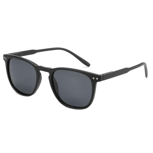QTYQWC Polarisierte Sonnenbrille für Damen und Herren, Vintage-Rahmen, UV-Schutz, Schattierungen, Autofahren, 620013s 001, Einheitsgröße von QTYQWC