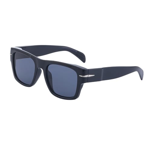 QTYQWC Sonnenbrille für Herren, Vintage-Sonnenbrille, UV400, Schwarz / Grau, Einheitsgröße QTYQWC Sonnenbrille für Herren, Vintage-Sonnenbrille, UV400, Schwarz / Grau, Einheitsgröße von QTYQWC