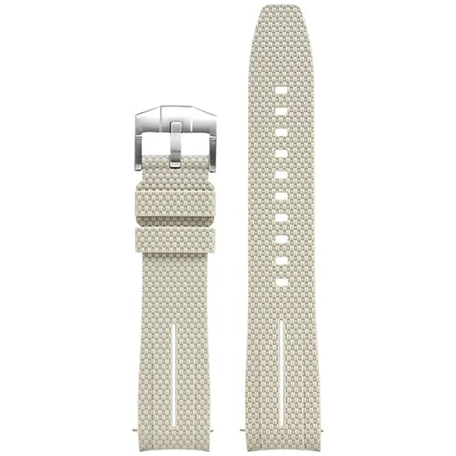 QTYQWC Universelle 20mm Uhrengurt Männer Frauen Gummi Schnellveröffentlichung Watch Band gebogene Ende Watchbänder von QTYQWC