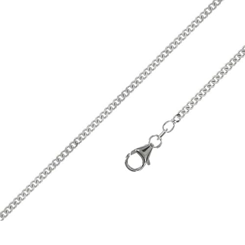 QUADRI – Kette aus 925er Silber mit Diamantschliff für Damen und Herren – Breite 1.2 mm – Länge 45 cm – Zertifiziertes Made in Italy von QUADRI