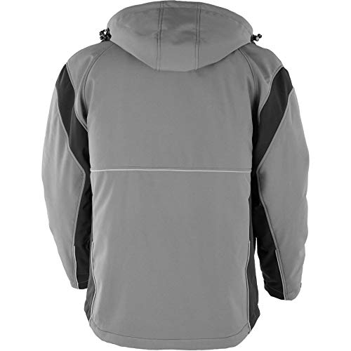 QUALITEX HIGH QUALITY WORKWEAR PRO-Softshelljacke grau/schwarz Grösse 4XL von QUALITEX HIGH QUALITY WORKWEAR