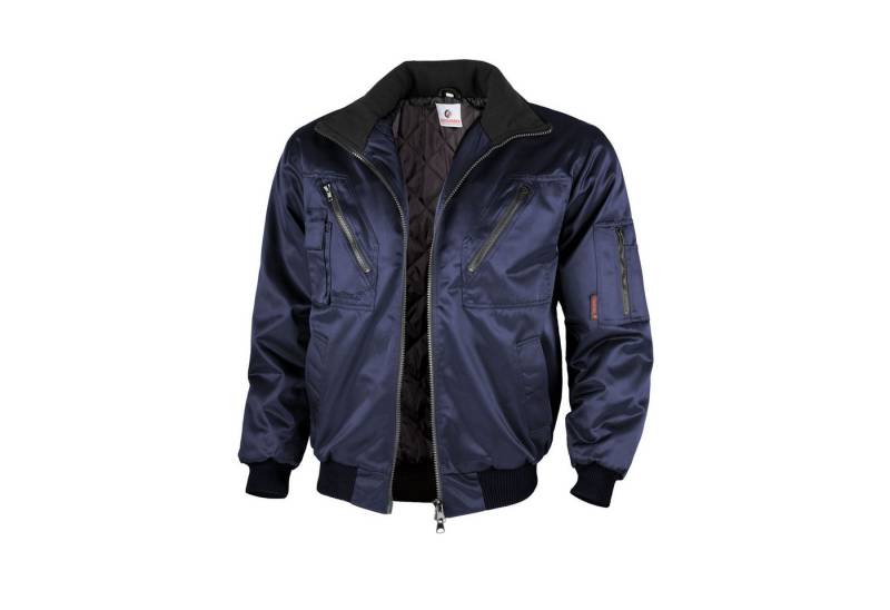 Qualitex Workwear Pilotenjacke Pilotenjacke mit festem Arm & Steppfutter marine, Gr. XXL von Qualitex Workwear