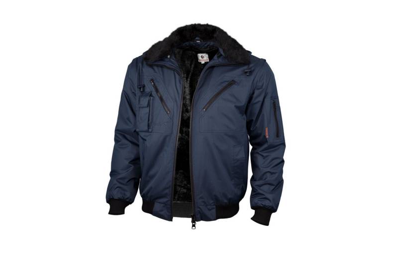 Qualitex Workwear Pilotenjacke Pilotenjacke wasserdicht marine, Gr. XXL von Qualitex Workwear