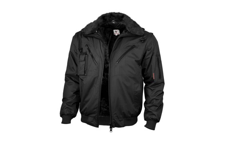 Qualitex Workwear Pilotenjacke Pilotenjacke wasserdicht schwarz, Gr. S von Qualitex Workwear