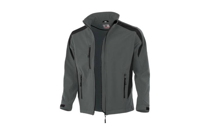 Qualitex Workwear Softshelljacke Softshelljacke grau/schwarz, Gr. M von Qualitex Workwear