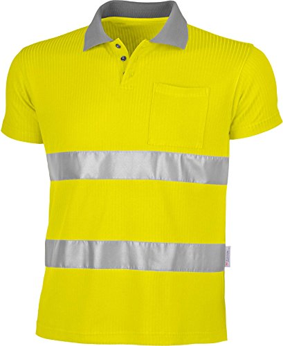 QUALITEX HIGH QUALITY WORKWEAR Warnschutz-Poloshirt-Shirt,75% PES/25% Viskose EN 471 Größe XL von QUALITEX HIGH QUALITY WORKWEAR