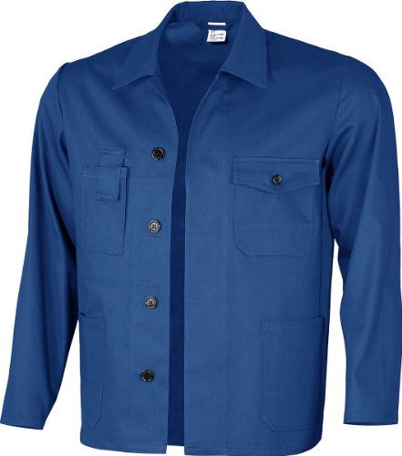 Qualitex Arbeits-Jacke BW 240 - Größe: 66 - kornblau von QUALITEX HIGH QUALITY WORKWEAR