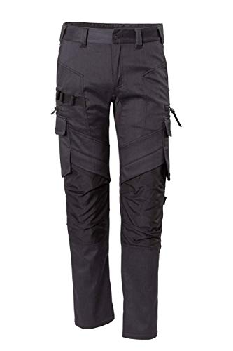 Qualitex Winter-Bundhose Unisex anthrazit Größe: 46-48; gefütterte, wärmende Arbeitshose für Damen und Herren; Handwerkerhose mit Kniepolster-Taschen von QUALITEX HIGH QUALITY WORKWEAR