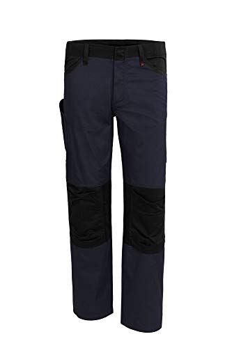 Qualitex X-Serie Unisex Bundhose in Marine/schwarz Größe 110, Lange Arbeitshose für Herren und Damen, Cargohose mit vielen Taschen von QUALITEX HIGH QUALITY WORKWEAR