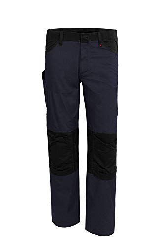 Qualitex X-Serie Unisex Bundhose in Marine/schwarz Größe 56, Lange Arbeitshose für Herren und Damen, Cargohose mit vielen Taschen von QUALITEX HIGH QUALITY WORKWEAR