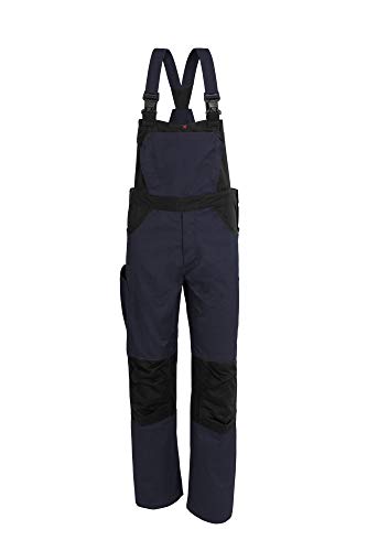 Qualitex X-Serie Unisex Latzhose in Marine/schwarz Größe 62, Lange Arbeitshose für Herren und Damen, Cargohose mit vielen Taschen Qualitex X-Serie Unisex Latzhose in Marine/schwarz Größe 62, Lange Arbeitshose für Herren und Damen, Cargohose mit vielen Taschen von QUALITEX HIGH QUALITY WORKWEAR