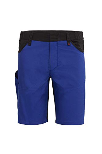 Qualitex X-Serie Unisex Shorts in Kornblau/schwarz Größe 50, Kurze Arbeitshose für Herren und Damen, Arbeits-Bermuda mit vielen Werkzeugtaschen von QUALITEX HIGH QUALITY WORKWEAR