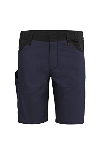 Qualitex X-Serie Unisex Shorts in Marine/schwarz Größe 42, Kurze Arbeitshose für Herren und Damen, Arbeits-Bermuda mit vielen Werkzeugtaschen von QUALITEX HIGH QUALITY WORKWEAR