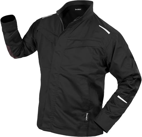 Qualitex iND Arbeitsjacke Unisex Herren Damen Farbe Schwarz Größe M von QUALITEX HIGH QUALITY WORKWEAR