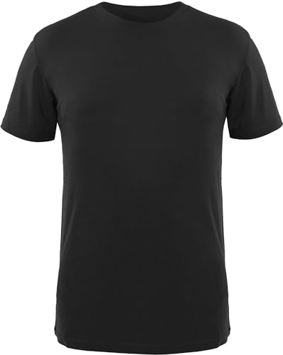 Qualitex iND Lyocell Herren T-Shirt Farbe Schwarz Größe 5XL von QUALITEX HIGH QUALITY WORKWEAR