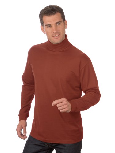QUALITYSHIRTS Langarm Rolli, Gr. 6XL, Terracotta von QUALITYSHIRTS