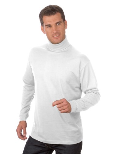 QUALITYSHIRTS Langarm Rolli, Gr. M, weiß von QUALITYSHIRTS