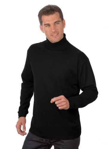 QUALITYSHIRTS Langarm Rolli, Gr. XXL, schwarz von QUALITYSHIRTS